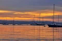 Abendstimmung im Hafen von Brixham