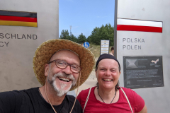 An der deutsch-polnischen Grenze