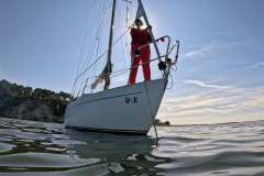 Vor Anker im Achterwasser