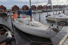 Gut angekommen im Fischerhafen von Rödvig