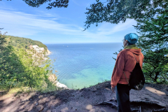 Jenka an den Kreidefelsen, Rügen