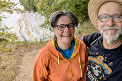 Ganz happy im Nationalpark Jasmund