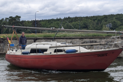 Karsten auf dem Weg Richtung Ostsee